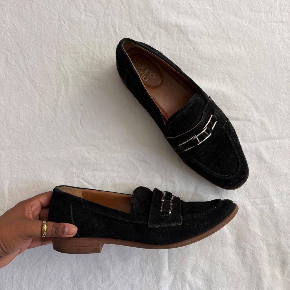 Franco-sarto Women's Black Loafers